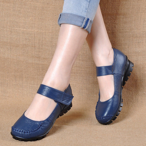 Zapatos Casuales Para Mamá Con Suela Blanda De Color Sólido