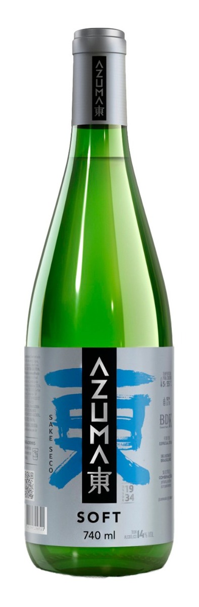 Saquê seco Azuma Soft garrafa 740ml