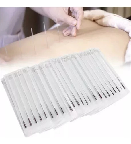 A Acupuntura Desechable Acero Inoxidable 200 Piezas