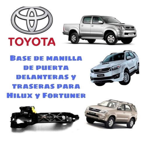 Base De Manilla De Puerta Hilux, Fortuner Del 2006 Al 2020.