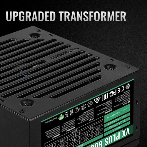 Fuente De Poder Aerocool Vx-600 Plus 600w Reales Fan 120mm