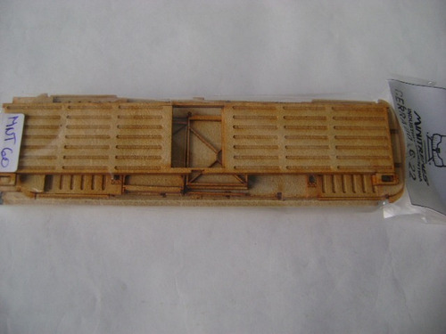 Imagen 2 de 5 de Nico Vagon De Carga Cerrado C22 Kit Fibrofacil H0 (mnt 124)