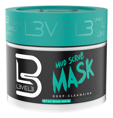 Level 3 Mud Scrub Mask Mascara Exfoliante De Barro 500ml