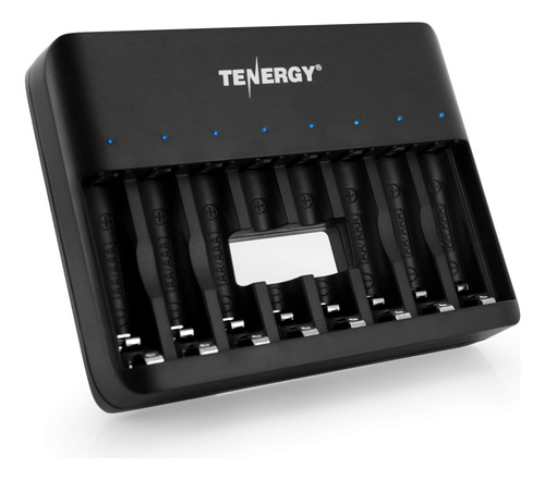 Tenergy Tn477u - Cargador Rapido De 8 Bahias Para Baterias R