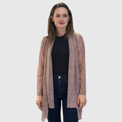 Cardigan Alongado Feminino Soltinho