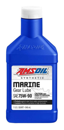 Aceite Amsoil Sintetico Marine Gear Lube 75w-90 946ml