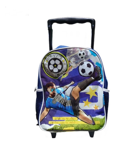 Mochila Carro Escolar Futbol 3d 16'' Niños Urbana