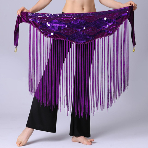 Falda Para Danza Del Vientre, Pañuelo Para La Cadera, Con