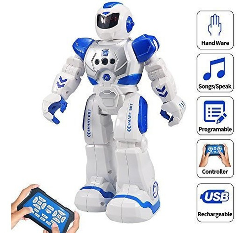 Sikaye Robot Rc Para Niños Inteligente Programable Robot 