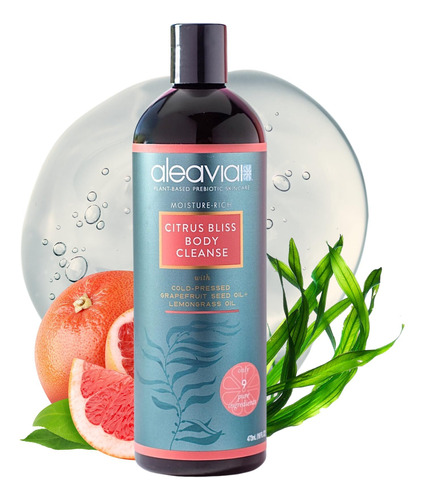 Aleavia Citrus Bliss Body Cleanse - Gel De Baño Prebiótic.