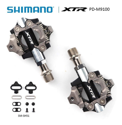 Pedal Shimano Pd-m9100 Shimano Xtr Spd Pedal W/o Reflector