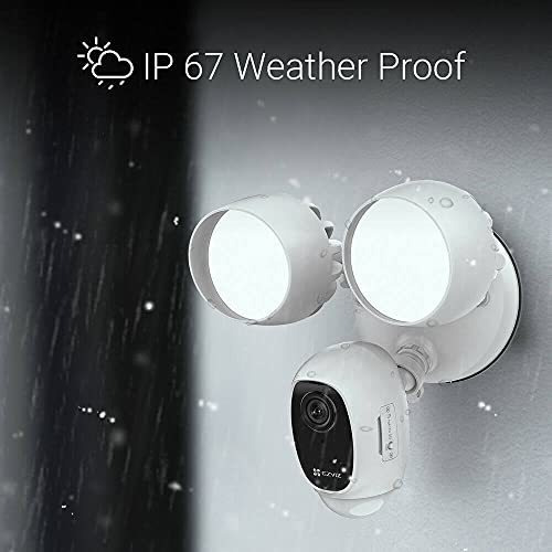 Imagen 5 de 8 de Cámara Con Foco Seguridad Wifi, 1080p Sirena Audio Ezviz