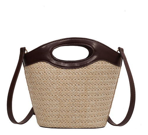 Bolsa Tejida Beach Grass For Mujer, Bolsa Tejida A Mano Pu