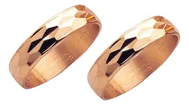 Comprar Par Alianzas Oro 18k Facetado 6 Grs Casamiento Compromiso