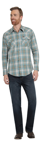 Camisa Vaquera Wrangler 112360300 Regular Fit Caballero