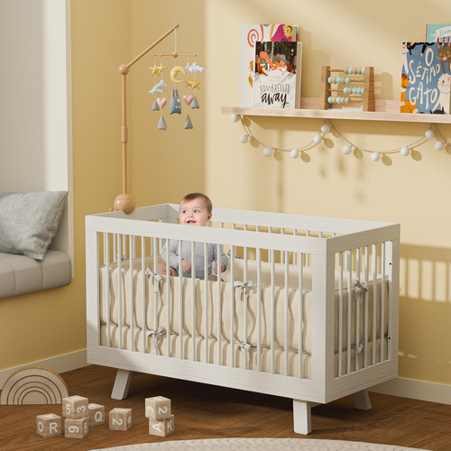 Brazo Móvil Ajustable Para Cuna De Bebé 100% Madera