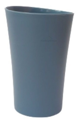 Copo Plastico Duro Taper Resistente Para Bebidas 400ml Cor Azul