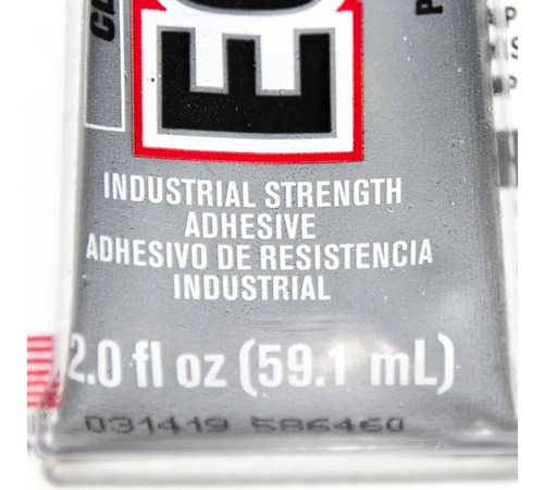 Pegamento Líquido E6000 E6000 2.0 fl oz color transparente no tóxico