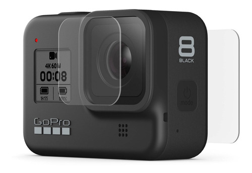 Kit De Protección Con Mica Cristal Para Gopro Hero 8 Black
