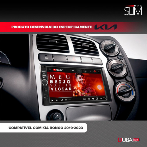 Central Multimidia Mp5 Slim Kia Bongo 2021 2022 2023