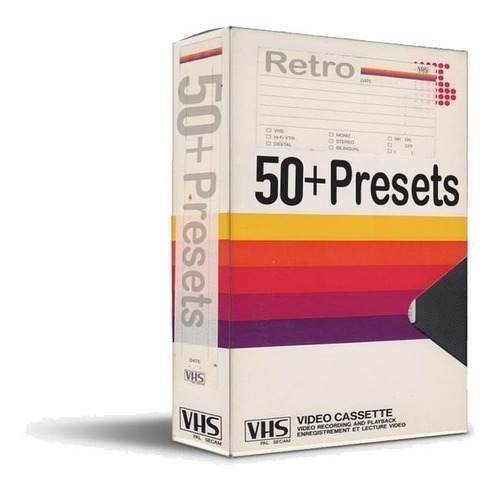 Pack De +49 Efectos Retro Vhs Vintage Preset P/ Premiere Pro