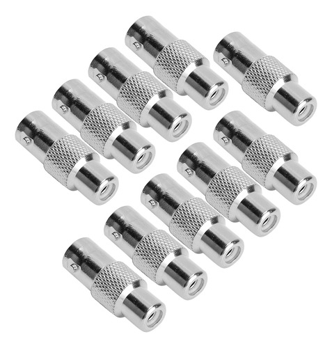 Adaptador Bnc 10 Unidades Para Conector Fêmea Para Fêmea Par