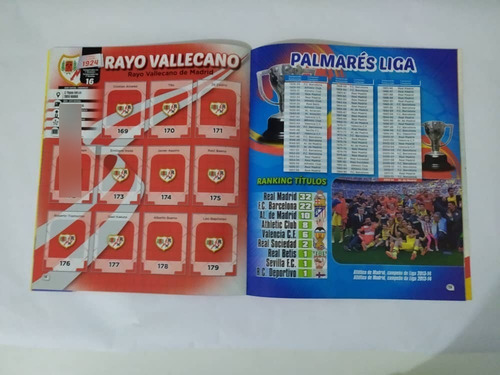 Album Panini La Liga 2014 - 2015 (vacío)