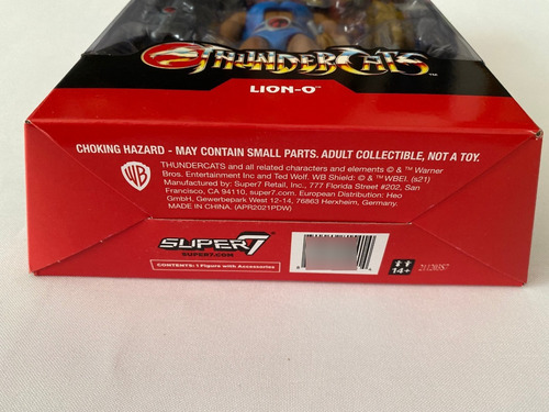 Lion-o Thundercats Super7 Figura 7 Pulgadas Leono Super 7 (Usado)