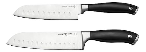 Elite Juego Cuchillos Santoku 2 Piezas Diseño Aleman Informa