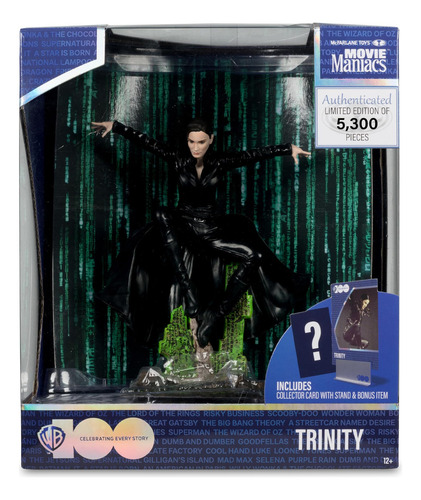 Figura de acción Trinity de McFarlane The Matrix Movie Maniacs 6