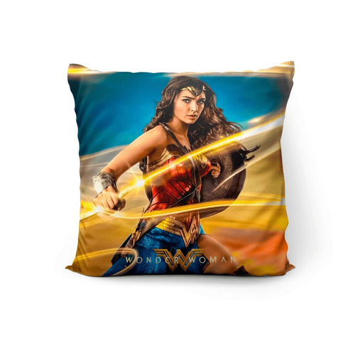 Imagen 1 de 2 de Cojín Wonder Woman Dc 45x45cm Vudú Love
