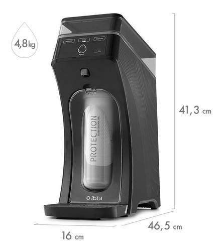Purificador Ibbl De Água Natural E Gelada Freedom Bivolt Grafite