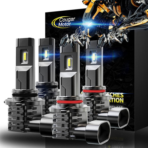 Bombillas De Faros Led H, Lm K Xenon White Allinone Kit...