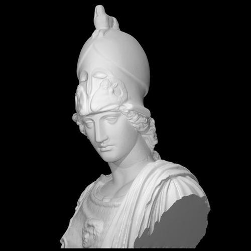 Busto Athena Impreso 3d Decoración Figura Escultura 20cm