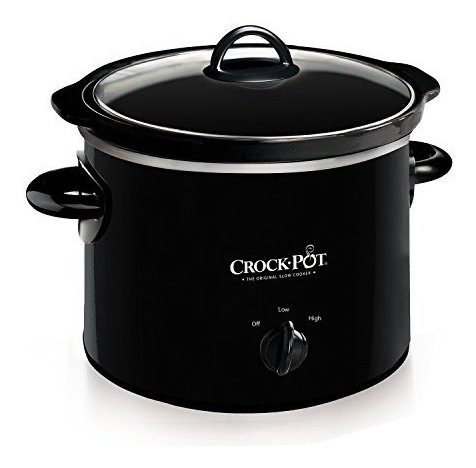 Olla De Cocción Lenta Manual Redonda Crock-pot De 2 Cuartos