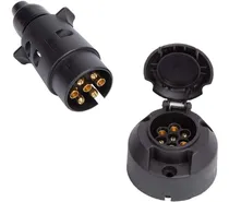 Comprar Conector Trailer 12v Pvc Enchufe 7 Pin Macho\u002Fhembra Plastico