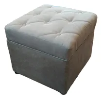 Comprar Puff Botinero Baulera Cubo Capitoné Guardado Miagala