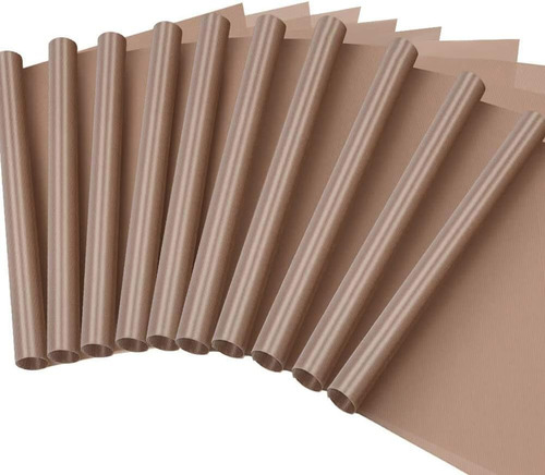 . 10 Pzs Hoja De Teflón Ptfe For Prensa Térmica