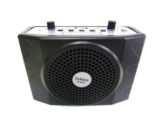 Imagen 3 de 8 de Amplificador Portatil Con Microfono Usb Radio Fm Pa-903u