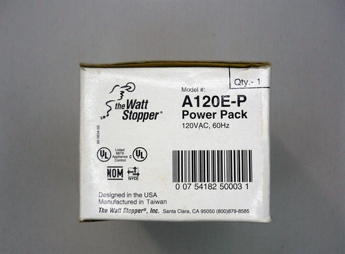 Sensor De Presencia Power Pack, Watt Stopper, A120e-p