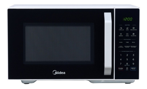 Horno De Microondas Midea De 1.1ft Blanco Con Negro Elegante
