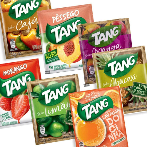 Suco Tang Atacado 7 Caixas 100 Envelopes Com 25g Cada Env