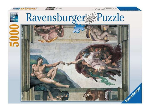 Rompecabezas Ravensburger Miguel Ángel: La Creación de Adán 17408 de 5000 piezas