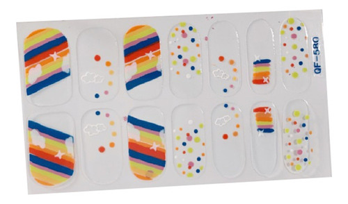 O Nail Stickers, Pegatinas Completas Para Decoración De Uñas