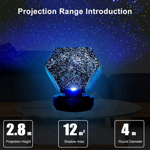 Hj Projetor De Estrela Led 3d Luz Noturna L