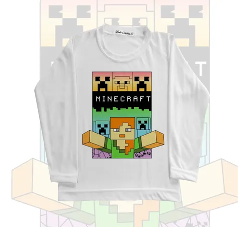 Remeras minecraft niños sale