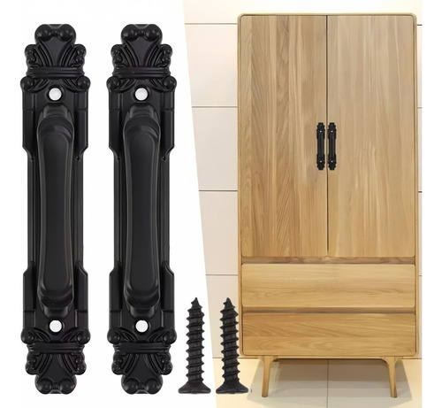 Alças De Porta De Armário De Móveis 2pcs