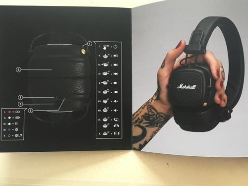 Audífonos Marshall Major Iii Bluetooth (Usado)