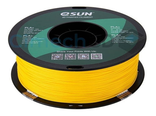 Esun PLA+ Filamentos 1kg 1.75mm Filamentos Color Amarillo