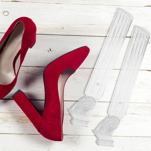24 Pcs Exhibidor Para Zapatos Acrilico Para Panel Ranurado